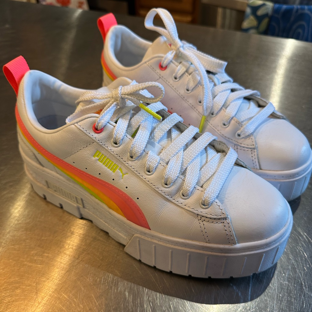 Puma Size 8 Neon Mayze Platform Sneaker
